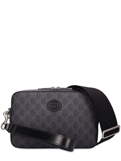 sacoche gucci noir homme|Gucci bag stitching.